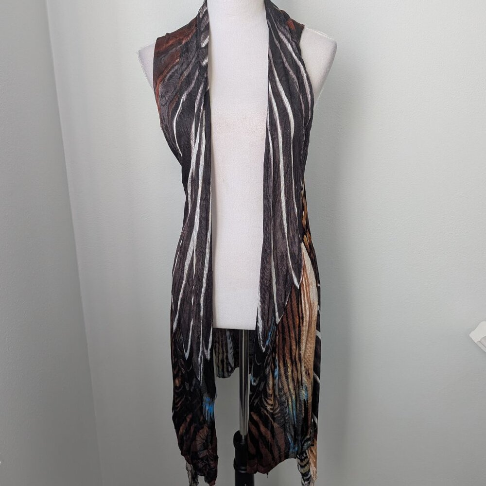 Dor Dor Coture Sleeveless 100% Viscose Duster, Small